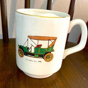 Lord Nelson Pottery Franklin Car 1906 England Mustache Coffee Mug